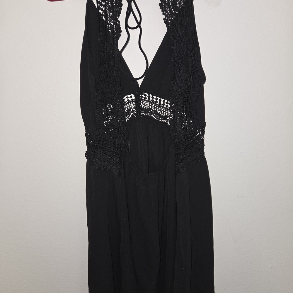 Elegant Black Lace Dress